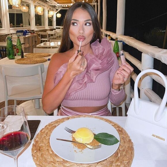 NWT ZARA BLOGGERS FAV ORGANZA RUFFLE MESH PINK TOP VOLUMINOUS - Picture 4 of 5